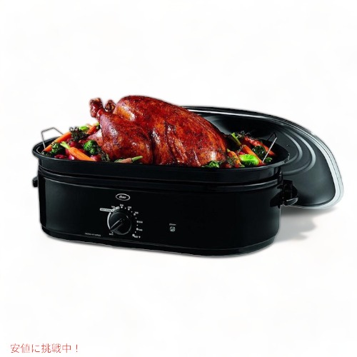 Oster オスター ロースターオーブン CKSTRS18-BSB グリルパン　18-Quart Roaster Oven Bl Founderがお届け!