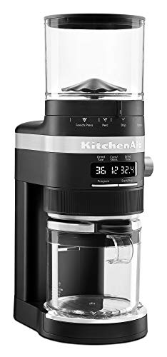 キッチンエイド 珈琲豆圧砕機 つや消し黒いこと KitchenAid KCG8433BM Founderがお届け!