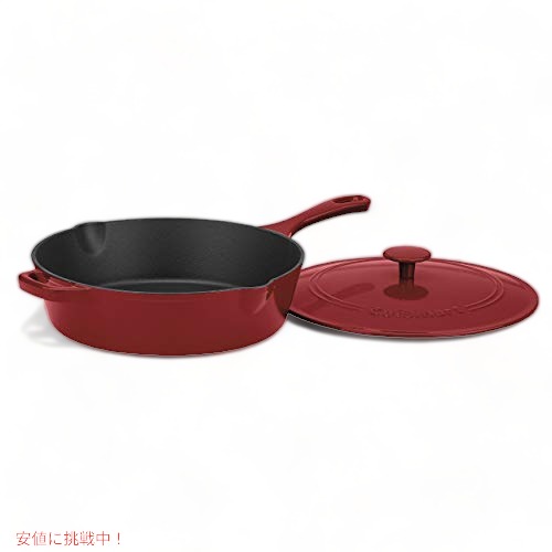 クイジナート 鋳鉄鍋 Cuisinart CI45-30CR シェフクラシックエナメル30.4珊押しかぶせる付き添い人 Founderがお届け! 家電-その他キッチン家電-キッチン家電