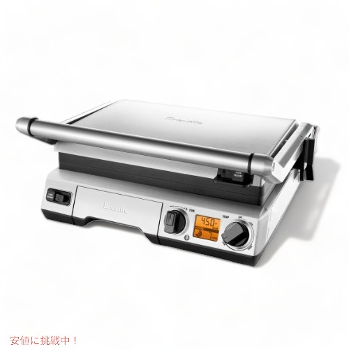 Brevilleブレビル 食べ物屋 テッパン BGR820XL かっこ良い食べ物屋 屋内食べ物屋 鉄板焼き 丸焼き Smart Grill Electric Countertop Grill