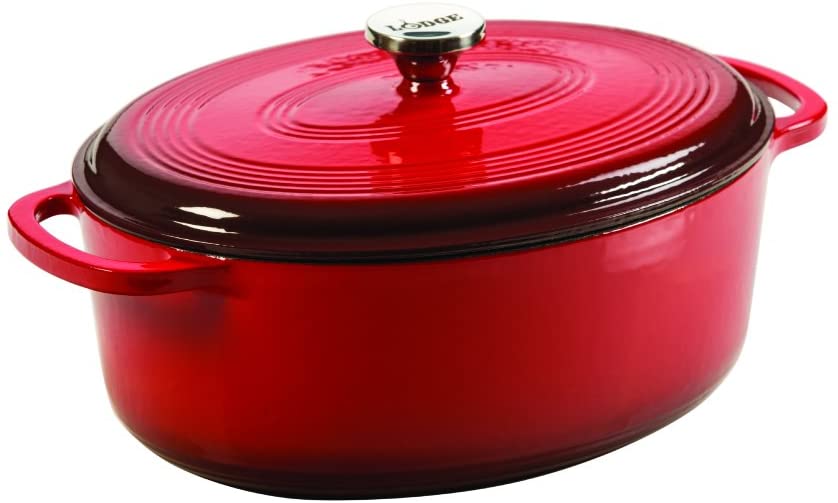 楽天市場】【最大1000円クーポン25日限定】ロッジ 6.6リットル 楕円形