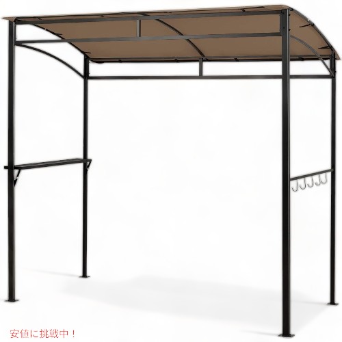 Tangkula タンクラ 食べ物屋 ガゼボ 中庭 丸焼き キャノピー サービングシェルフ付き添い人 Grill Gazebo Patio Barbecue Canopy