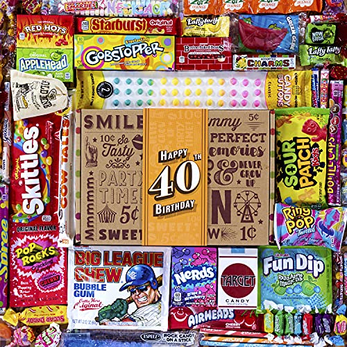 Vintage Candy Co. 40th BIRTHDAY RETRO CANDY GIFT BOX Founderがお届け｜Founder