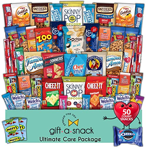 Snack Box Variety Pack Care Package (50ct) Easter Candi …