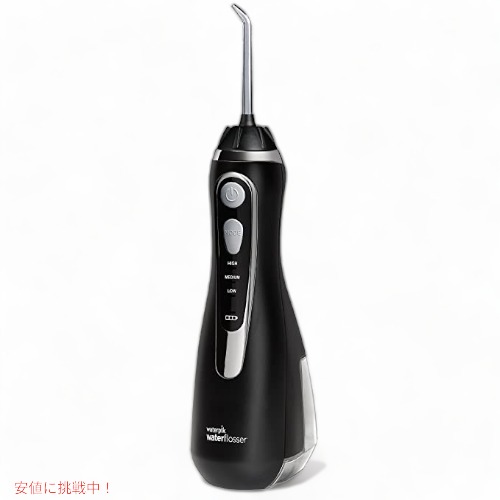 ウォーターピック Waterpik コードレス ウォーターフロッサー トラベルバッグ付 ブラック WP-562Founderがお届け