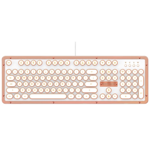 Azio アジーオ マイコン用 力学的鍵盤 レトロクラシックUSB（ポッシュ） マイコン・経口避妊薬用 MK-RETRO-L-02-US パソコン・周辺機器-マウス・キーボード・入力機器