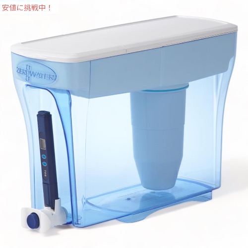 ZeroWater 23 Cup Dspnsr with Free TDS Me 水ろ波器水さし 23優勝杯 ZD018