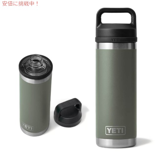 正規品 新品未使用YETI 水筒532 mlブラック YETI イエティ 18oz WATER BOTTLE WITH CHUG CAP 532ml