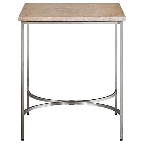 Uttermost Drummond26 ワイドナチュラルオークバールサイドテーブル