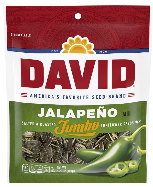 お取り寄せ商品】デイビッド ハラペーニョ 塩味 ロースト ジャンボ