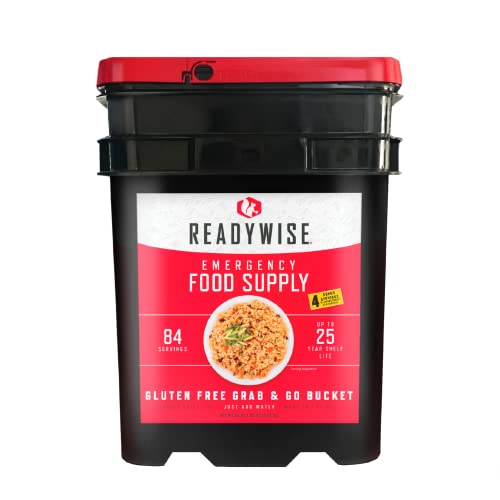 ReadyWise Food Supply、グルテンフリーの朝食とメインディッシュのバラエティ、賞味期限25年、84食分｜Founder