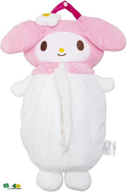 楽天市場】壁掛けティッシュボックスカバー クロミ ポムポム