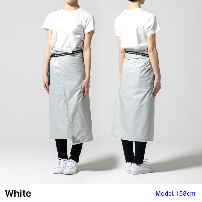 楽天市場 レインスカート 丈70cm レディース おしゃれ レインウェア レイングッズ メンズ 自転車 雨具 カッパ 雨合羽 撥水 通勤 通学 軽量 旅行 キャンプ 登山 フェス アウトドア 収納 ホワイト Dlite Fs Rn1909 Four Seasons Design Lab