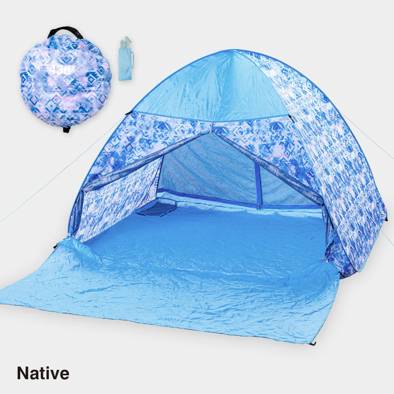 楽天市場 ポップアップテント 3 4人用 ワイドサイズ ワンタッチ テント フルクローズ おしゃれ かわいい 簡単 Uvカット ポップアップ アウトドア キャンプ フェス ビーチ イベント 海 公園 運動会 柄 Four Seasons Design Lab