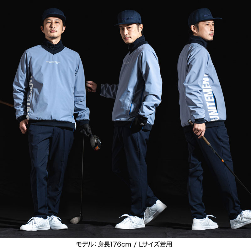 Unitement ユナイトメント ゴルフウェア メンズ 長袖 ゴルフ 上着 おしゃれ 春 コーディネート ウインドブレーカー カジュアル 重ね着 防寒 防風 撥水 ネイビー グレー ブルー 3way Wind Block Jacket Fs Um013 Deerfieldtwpportage Com