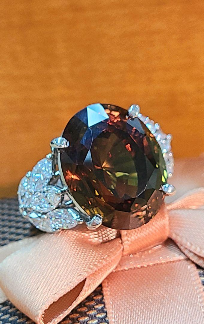 楽天市場】21.6ct 天然 アレキサンドライト 1.74ct 天然ダイヤモンド