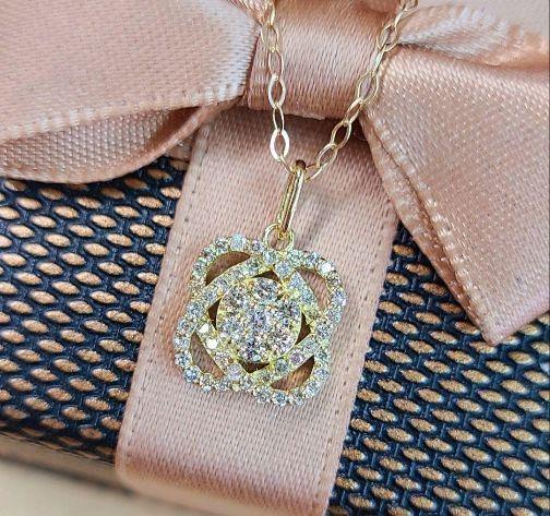 市場 鑑別書付 0.25ct K18 ダイヤモンド イエローゴールド ライン ★新品 K18ダイヤモンドペンダント0.25ct その他