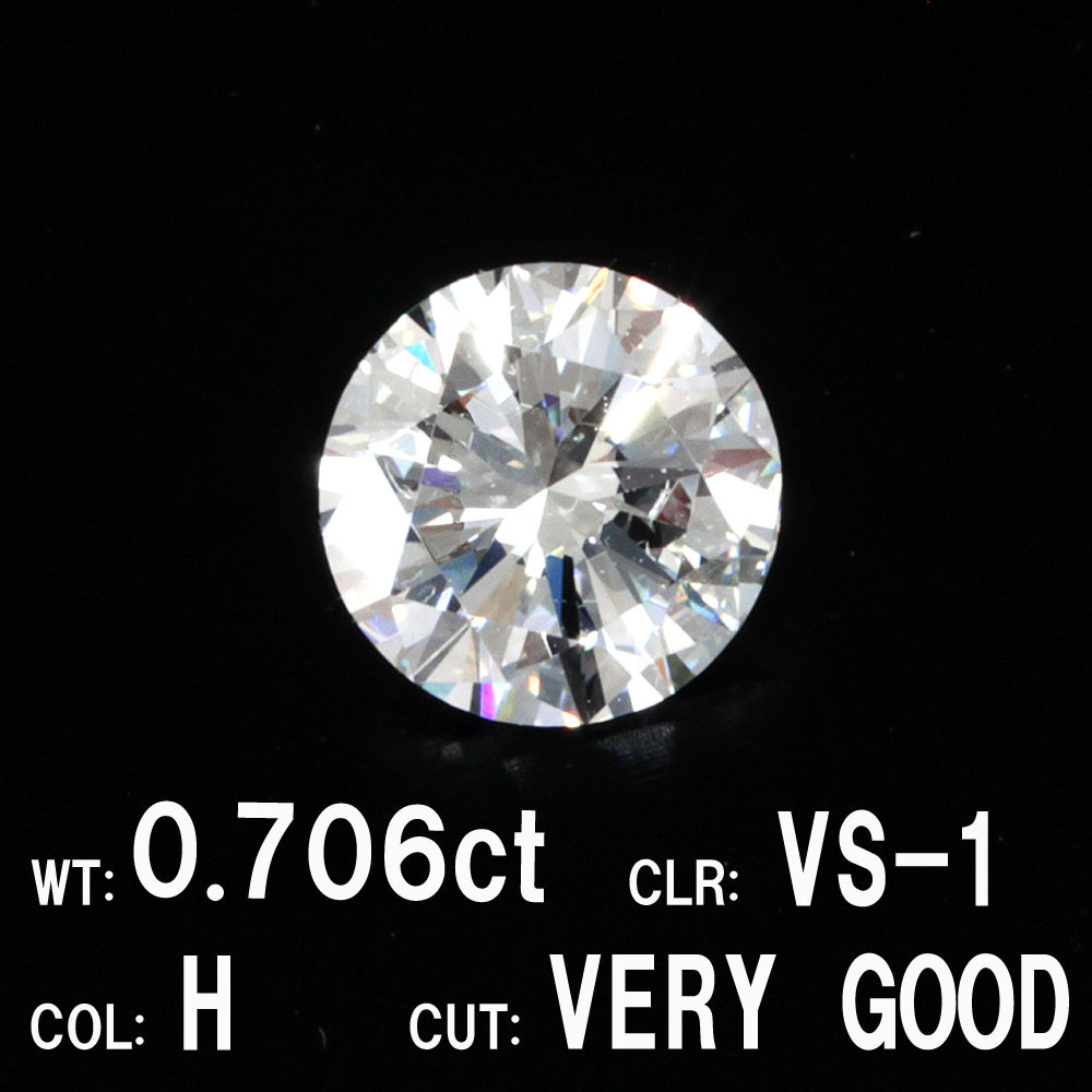楽天市場】【中央宝石研究所鑑定】0.515ct Eカラー VVS-2 VERY GOOD