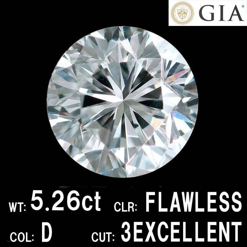 楽天市場】【 GIA 鑑定書ブック付 】世界最大！最高品質！ GIA
