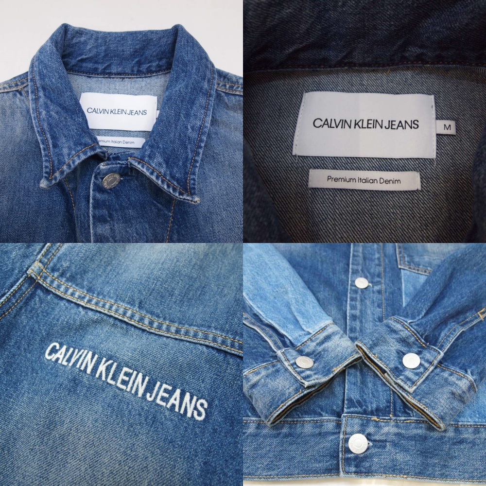 calvin klein trucker denim jacket