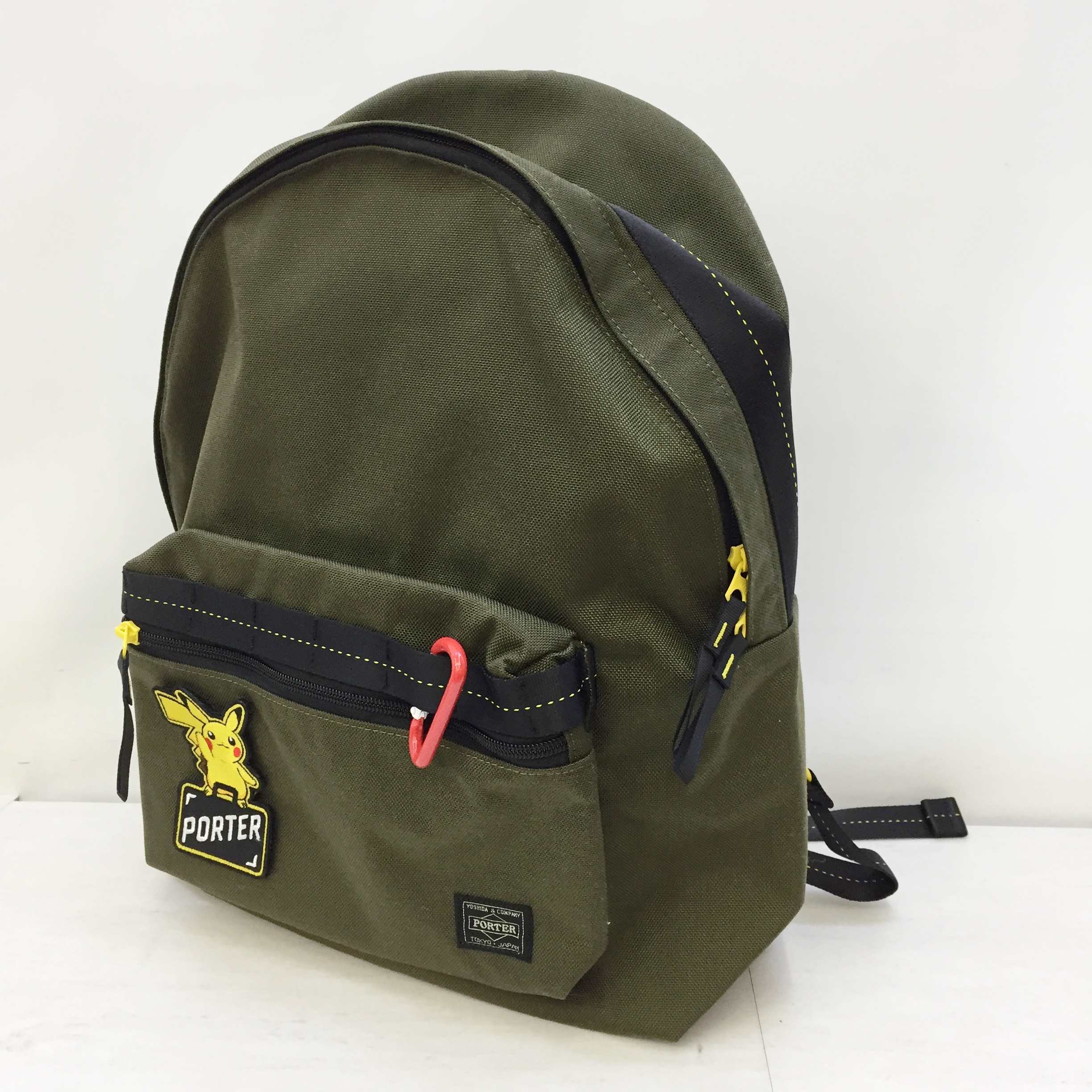楽天市場 Porter ポケモン ポーター ポケモン ピカチュウ Daypack デイパック リュック カラー カーキ 中古 137 カバン 鈴鹿 併売品 137 2103 03os フーリエ 楽天市場店