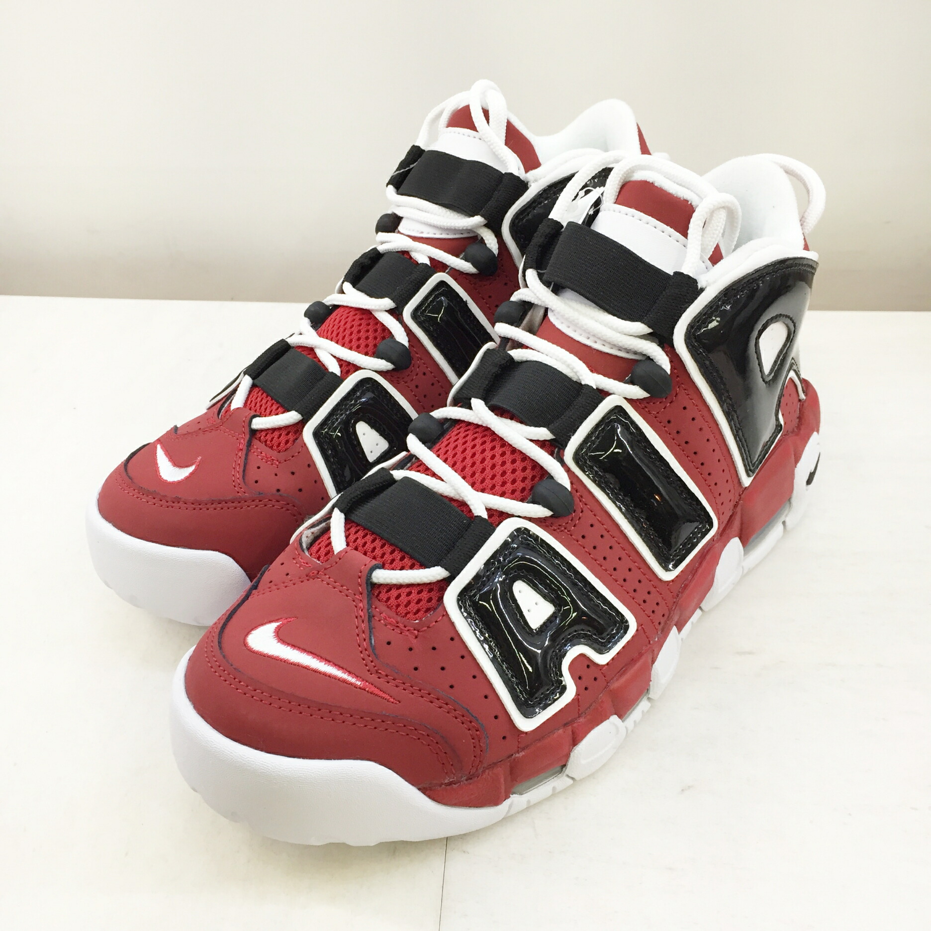 Nike ナイキ Air More Uptempo 96 エア モアアップテンポ フープパック 600 サイズ 8 5 26 5cm カラー ブラック ホワイト バーシティ レッド 中古 139 スニーカー 鈴鹿 併売品 139 07os Arganita Tn
