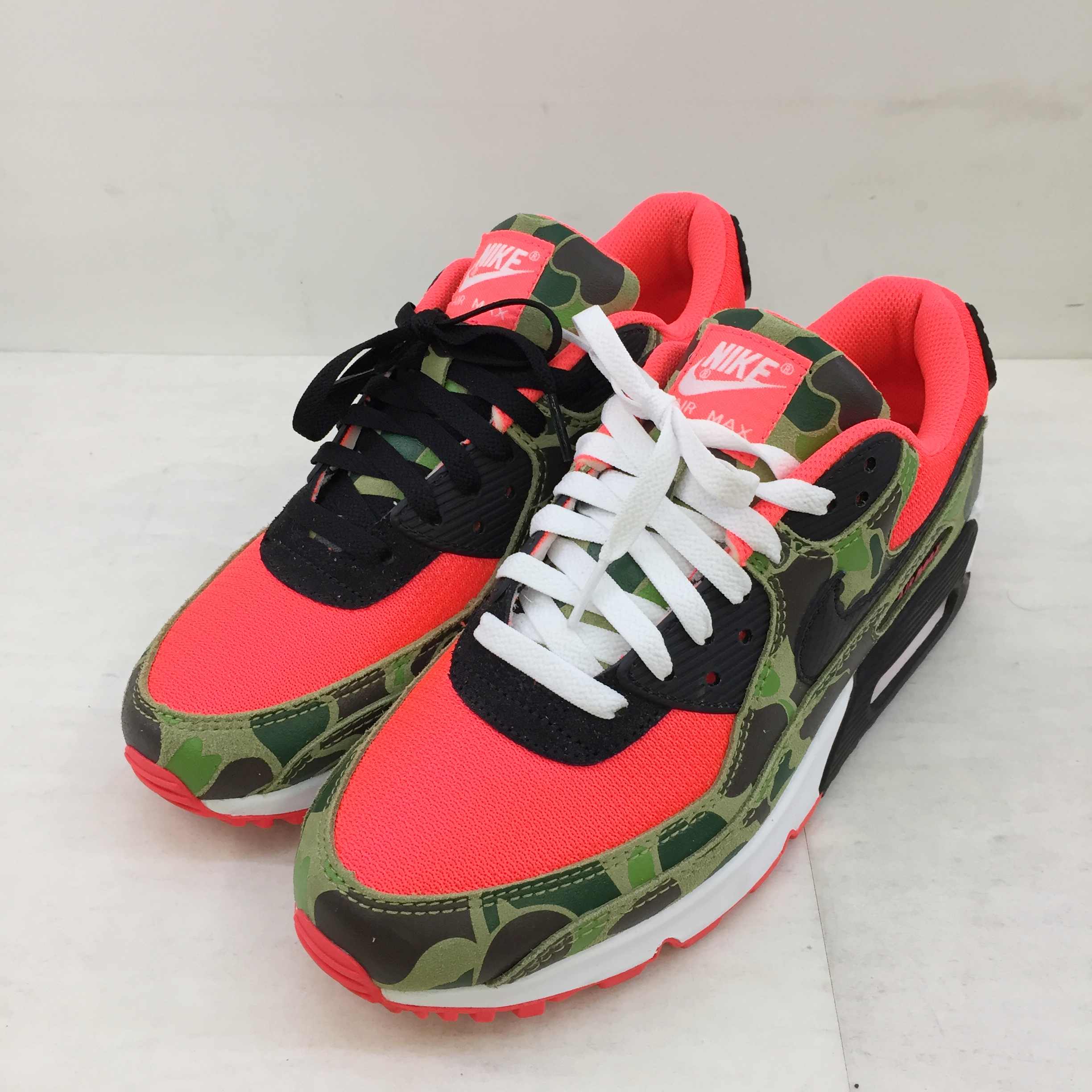 Nike ナイキ Air Max 90 Sp 空気マックス 90 Sp リバースダックカモ Cw6024 600 大きさ 9 27cm 襟 サクラ色 カーキ 中古 139 スニーカー 鈴鹿 併売条目 139 2100 05os Earthkitchen Ph