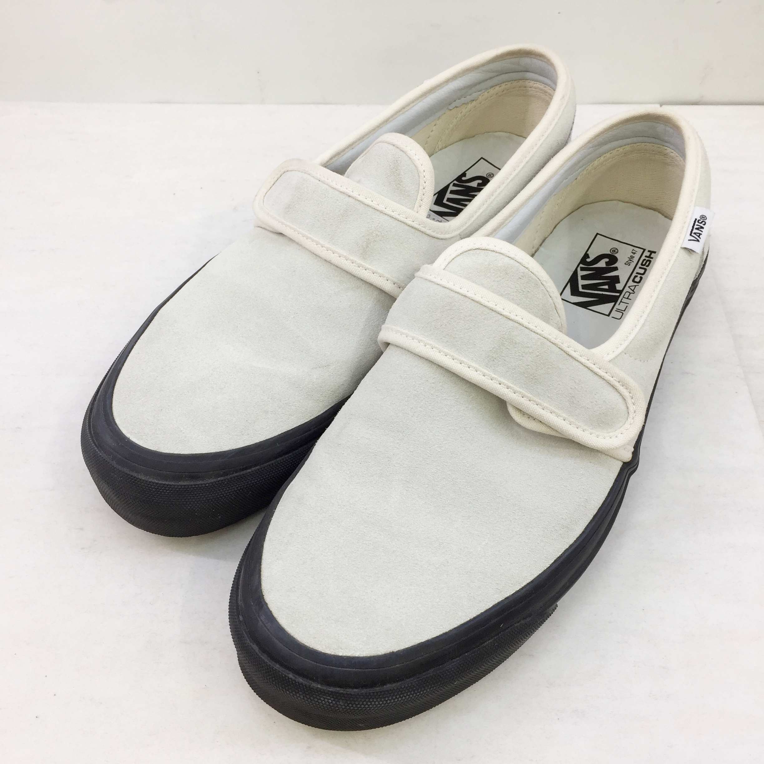 Vans ヴァンズ Style 47 ベルクロ スリッポン 721278 サイズ 10 28cm カラー ホワイト ブラック 中古 139 スニーカー 鈴鹿 併売品 139 211013 04os Lojascarrossel Com Br