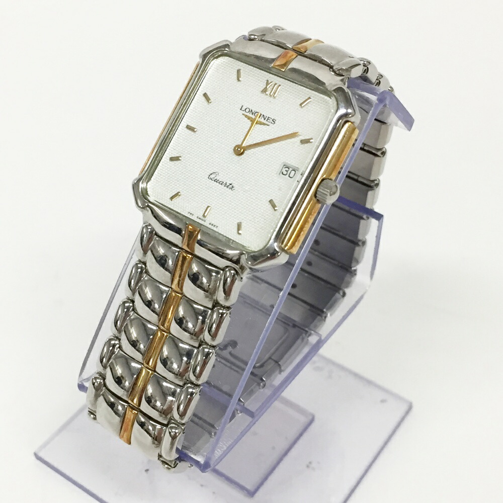 Longines クォーツ スクエア 時計 楽天市場】【ウォッチ】LONGINES ロンジン スクエア型 グレー