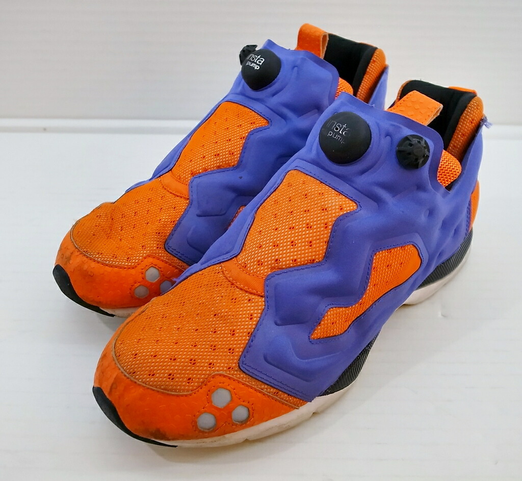 reebok pump orange
