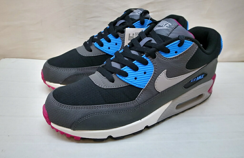 楽天市場 Nike ナイキ Air Max 90 Essential 灰青黒 009 サイズ 9 27ｃｍ 中古 スニーカー 鈴鹿 併売品 os フーリエ 楽天市場店