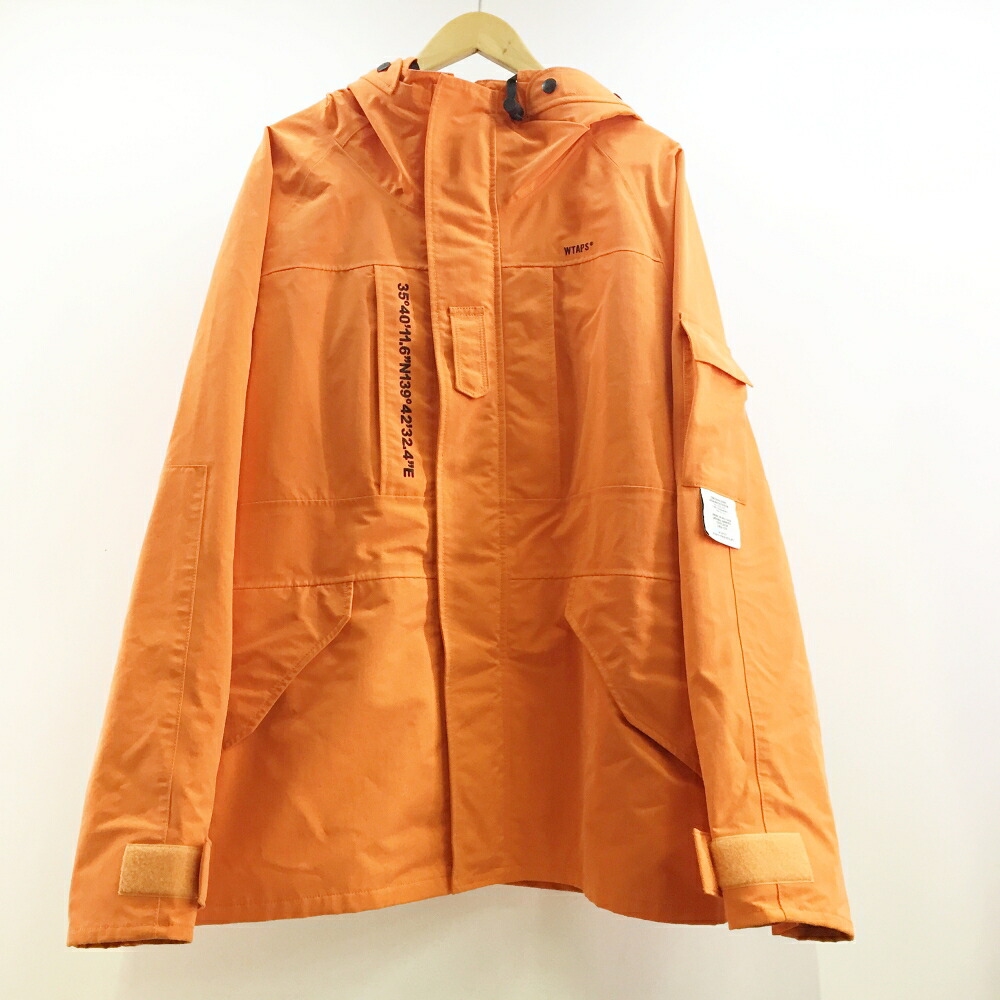 WTAPS(ダブルタップス) SHERPA/JACKET.NYLON.TAFFETA.3LAYER 192BRDT-JKM03ェ シェルパ ジャケット サイズ：L カラー：オレンジ 【中古】【127 ルード】 【鈴鹿 併売品】【127-231013-05OS】