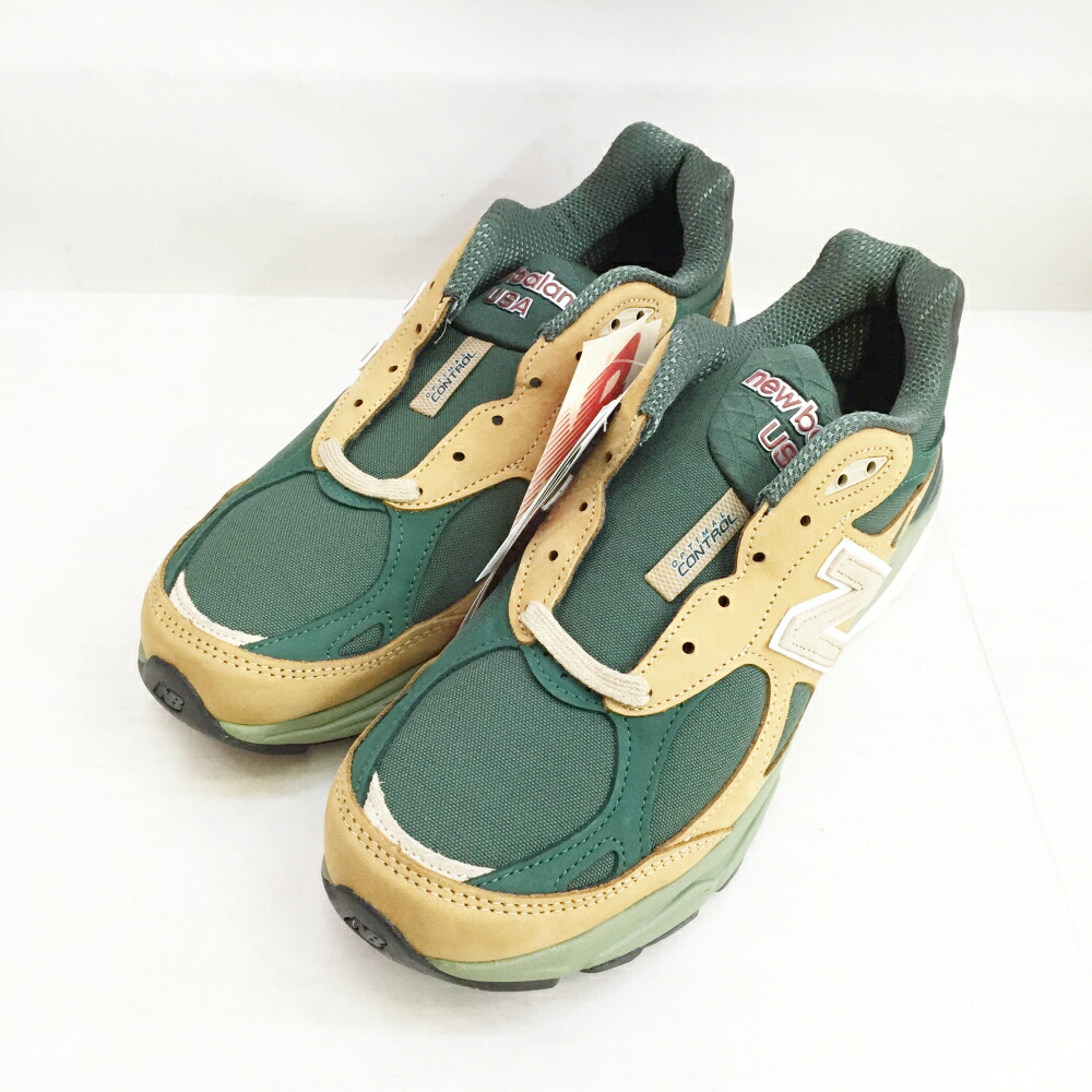 New Balance(ニュー平衡にする) M990WG3 大いさ：9(27糎) 色合い：緑であること・赤銅色【中古】【139 スニーカー】【鈴鹿 併売品】【139-240115-05os】 スニーカー-靴