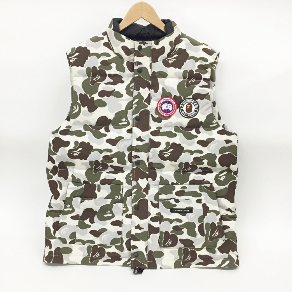 楽天市場】【P10倍】カナダグース ギャルソンベスト カモフラージュ