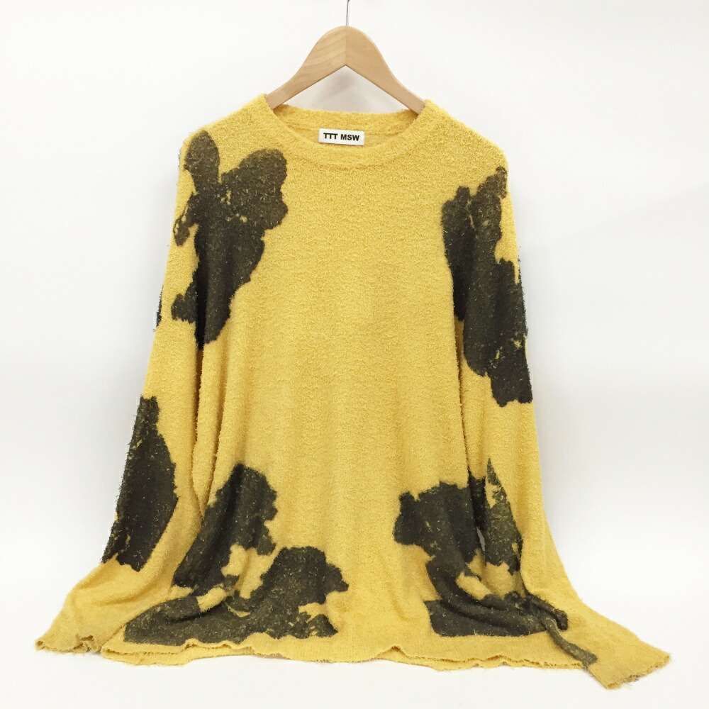 TTT MSW 盆栽ニット 楽天市場】ティー・TTT MSW 22SS Bonsai Stencil Knit 状態SS