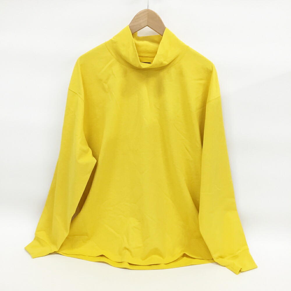 DAIWA PIER39(ダイワ ピア39) TECH TURTLE NECK TEE L/S モックタートルネック カットソー BE-32023W サイズ：M カラー：イエロー 【中古】【125 DM】 【鈴鹿 併売品】【125-250127-07OS】
