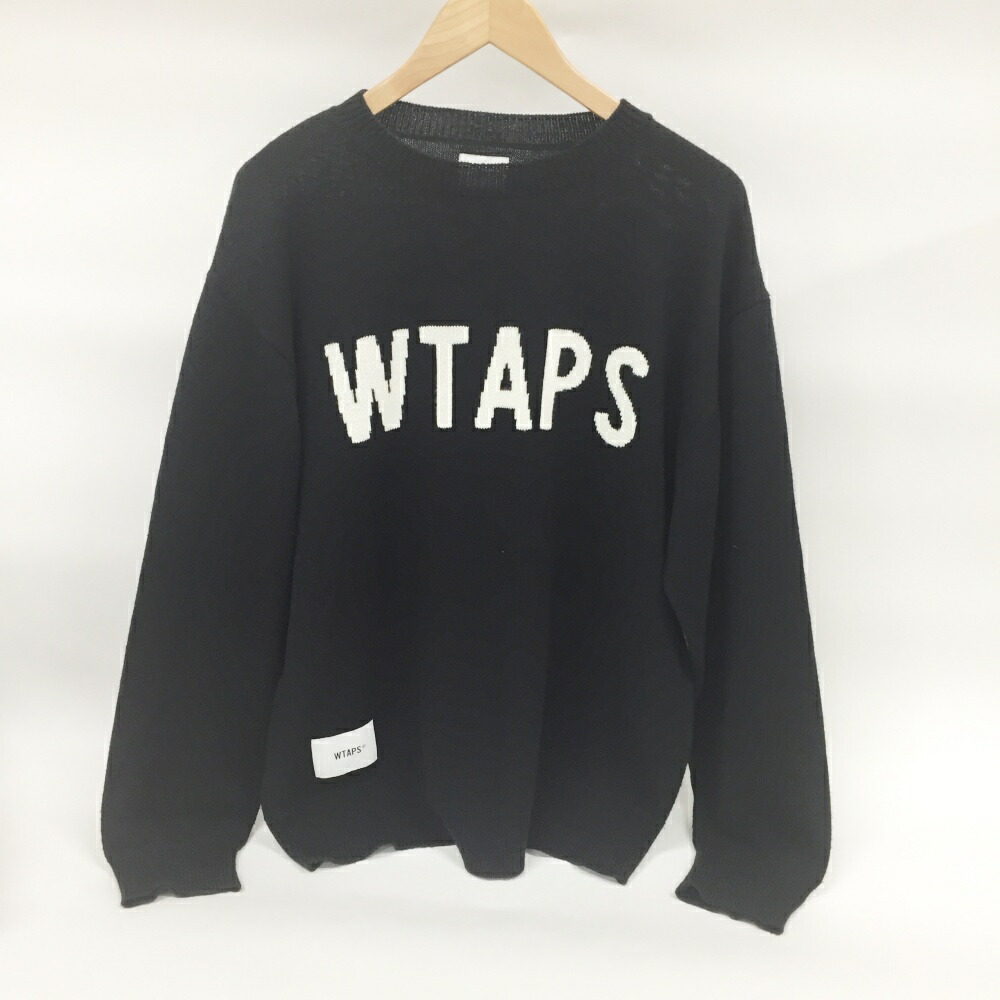 ア*ラ様 WTAPS オリーブ ニットセーター X 02 楽天市場】WTAPS ダブルタップス ニット ブランドロゴ ニット
