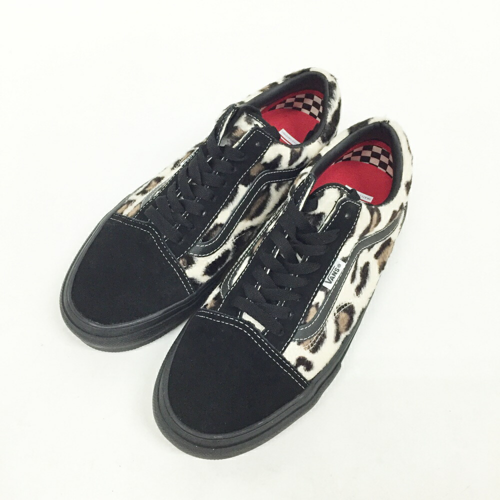 Supreme × Vans Old Skool ブラック/レオパード 27cm Supreme × Vans Old Skool ブラック/レオパード 27cm
