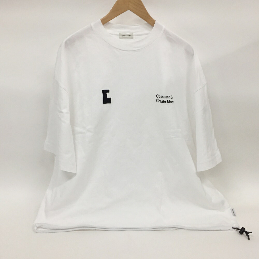 CLESSTE(クレスト) C MASSIVE S/S T-SHIRT CロゴTシャツ ドローストリング CLE-TE-2407 サイズ：F カラー：ホワイト 【中古】【125 DM】 【鈴鹿 併売】【125-250417-06OS】