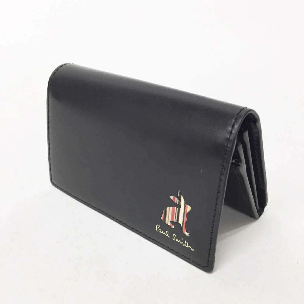 マ*キ様 新品•未使用 Paul Smith 名刺入れ ブラック/ブルー 楽天市場】【新品未使用品】Paul Smith ポール スミス カード