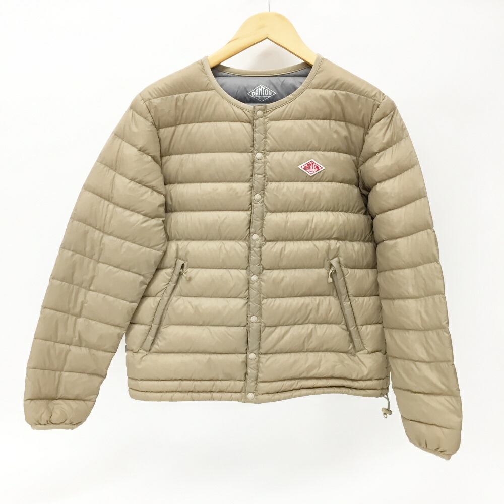 DANTONインナーダウンジャケット DANTON/ダントン] インナーダウン クルーネックジャケット