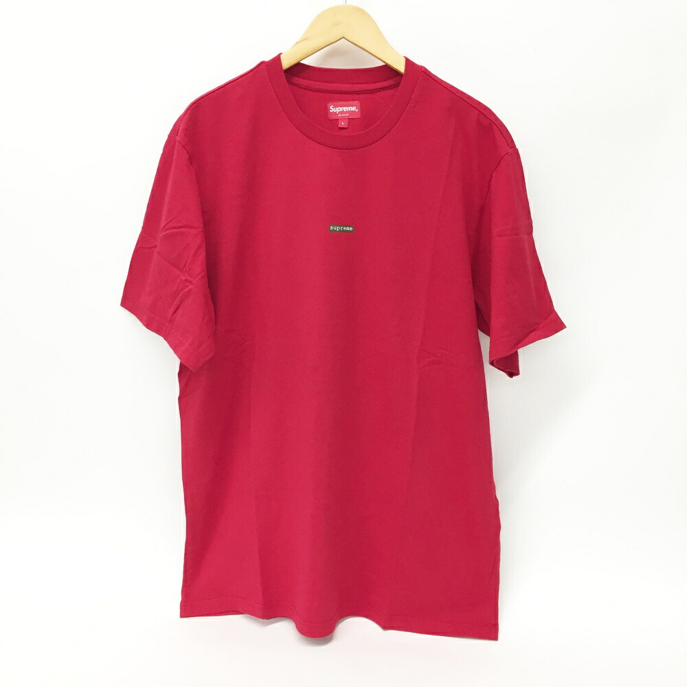 Supreme(シュプリーム)Typewriter S/S Top タイプライターショートスリーブトップティーシャツ大いさ：L色合い：赤いこと【中古】【126 表どおり】【鈴鹿 併売】【126-250717-06os】 メンズファッション-トップス