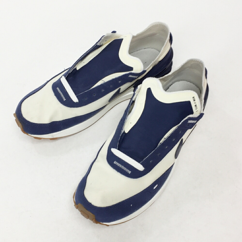 NIKE(ナイキ)WAFFLE ONE SE ワッフル ワン DQ7685 101サイズ：9.5(27.5cm)カラー：ココナッツミルク/セイル/ガムミディアムブラウン/ミッドナイトネイビー【中古】【139 スニーカー】【鈴鹿 併売】【139-250926-08OS】