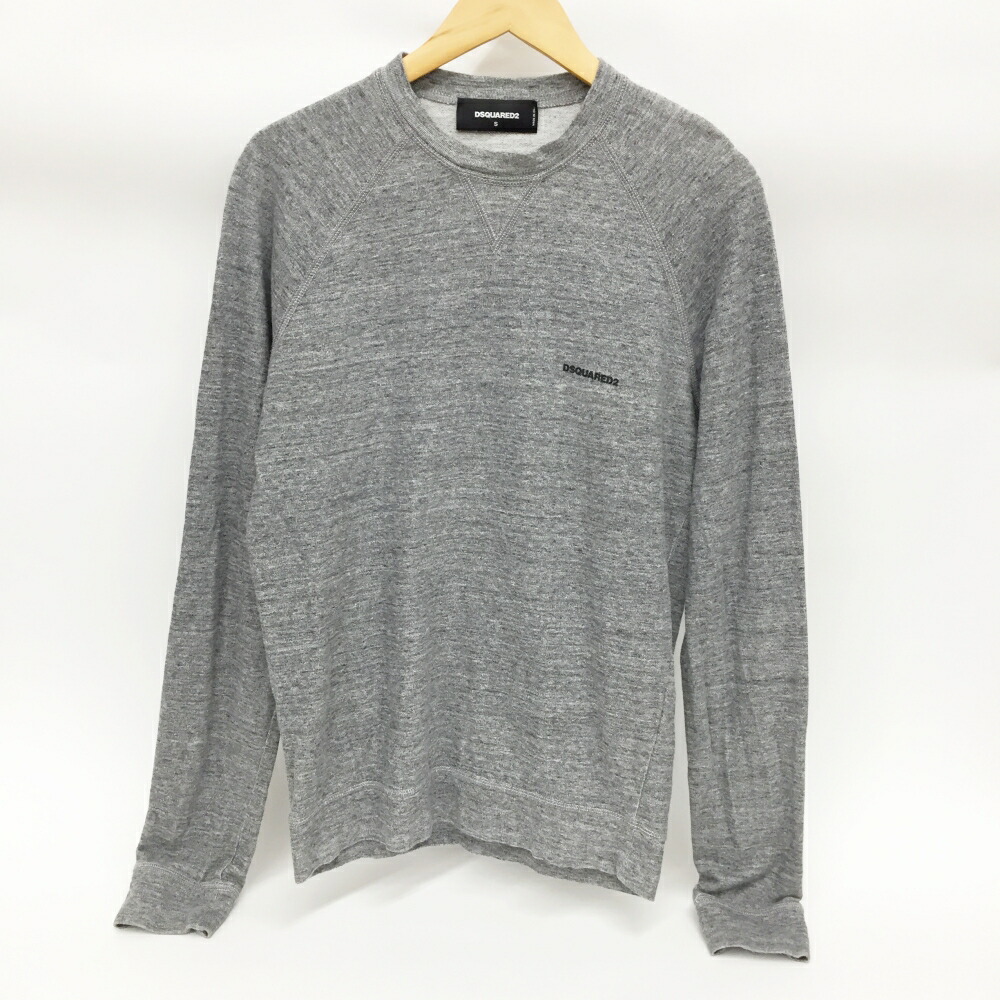 DSQUARED2 (ディースクエアード) スウェット サイズ：S カラー：グレー 【中古】【122 インポート】 【鈴鹿 併売】【122-251006-02OS】