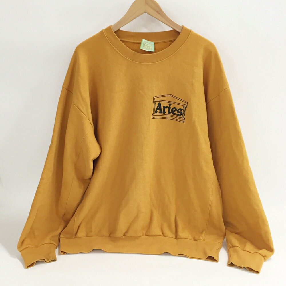 Aries(アリーズ) Premium Temple Sweatshirt スウェット FSAR20000 サイズ：XL カラー：キャメル 【中古】【126 ストリート】 【鈴鹿 併売】【126-251104-05OS】