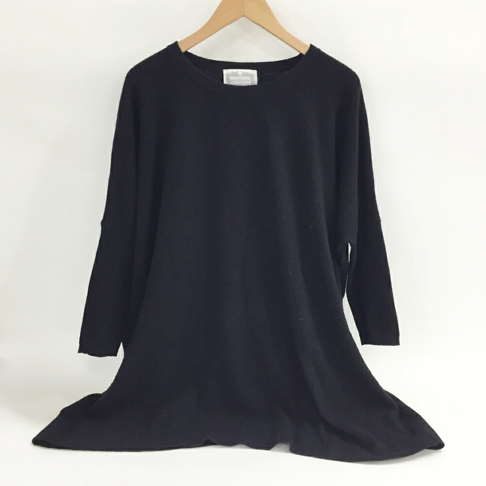 BEARDSLEY(ビアズリー) ウールニットチュニック/BA15U0050700100 サイズ：- カラー：ブラック 【中古】【132 レディース】 【鈴鹿 併売】【132-251228-11OS】