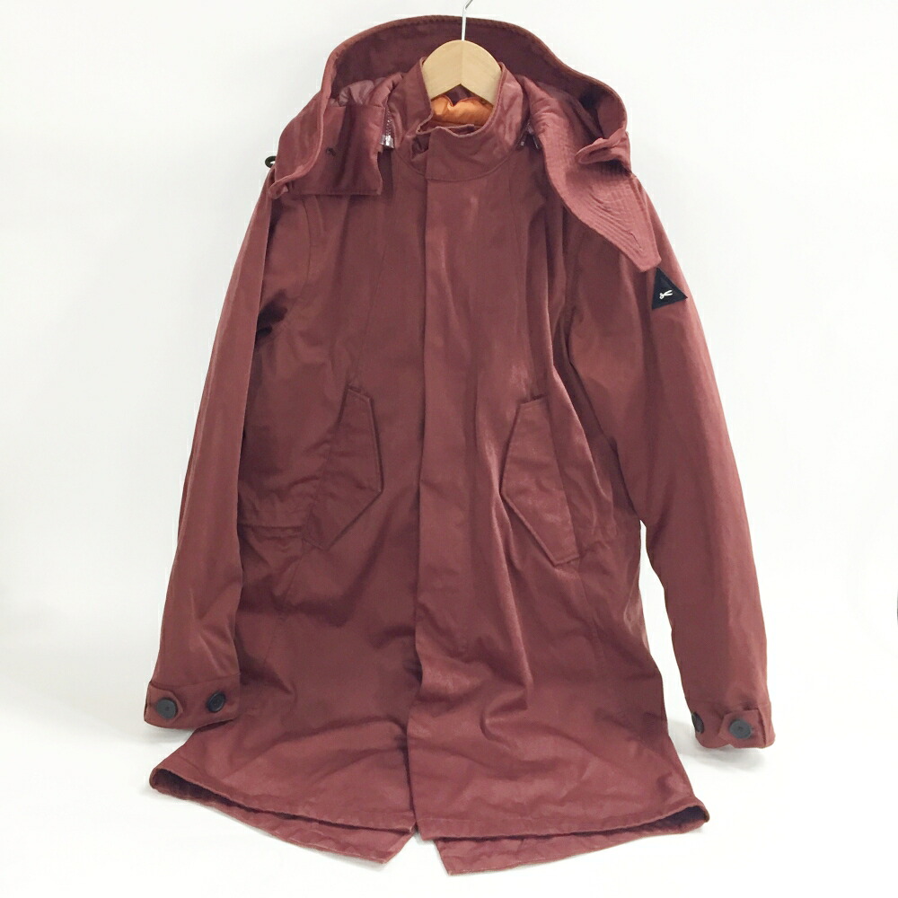 DENHAM(デンハム) HVANNA PARKA/モッズコート サイズ：EU XS カラー：赤茶 【中古】【122 インポート】 【鈴鹿 併売】【122-260115-05OS】