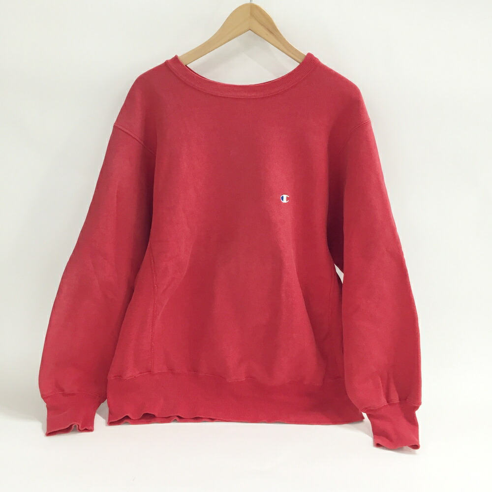 Champion(チャンピオン) 80's 中期 Reverse Weave/リバースウィーブ スウェット サイズ：L カラー：レッド 【中古】【128 アメカジ】 【鈴鹿 併売】【128-260127-05OS】