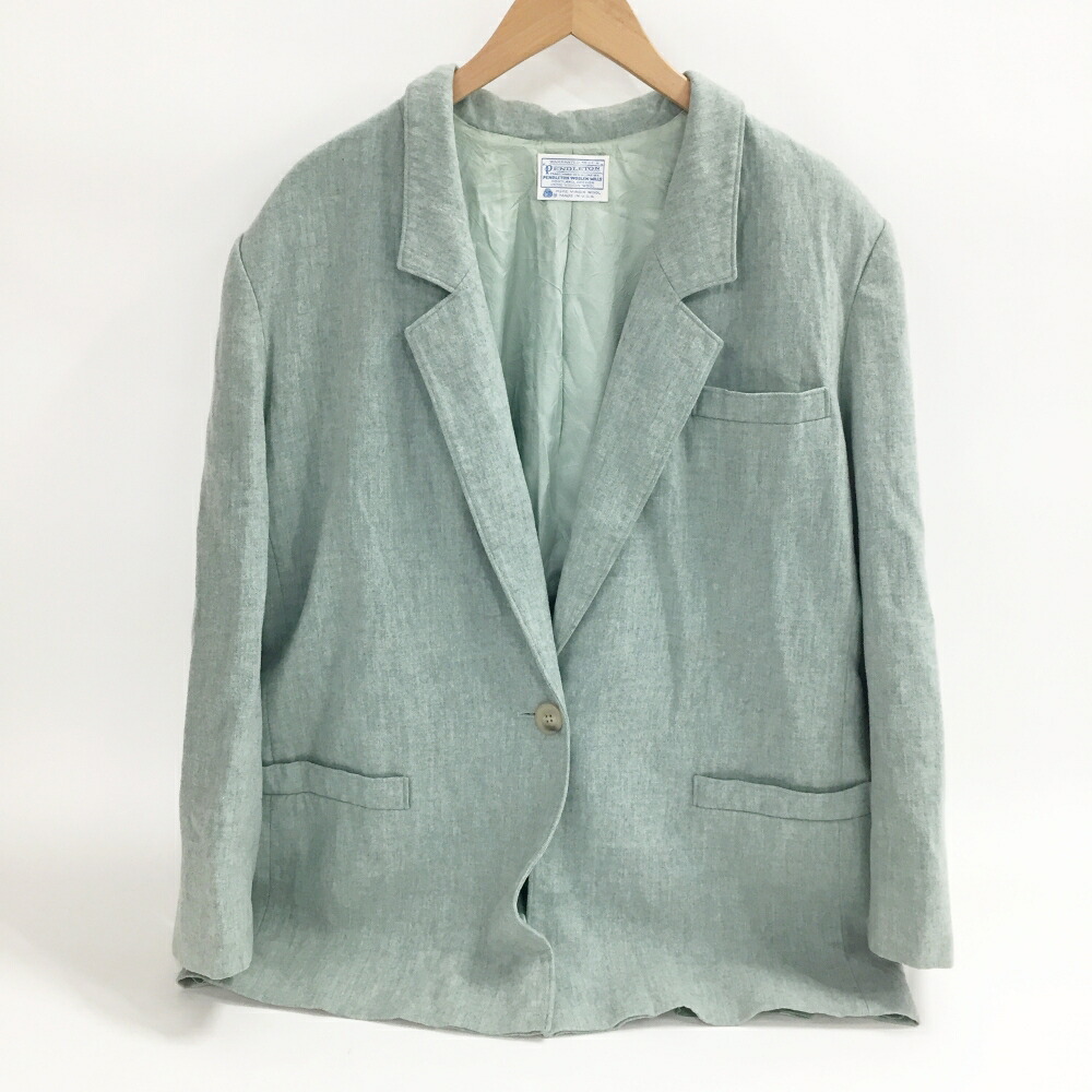 PENDLETON(ペンドルトン) ウールテーラードジャケット サイズ：不明 カラー：グリーン系 【中古】【128 アメカジ】 【鈴鹿 併売】【128-260203-07OS】