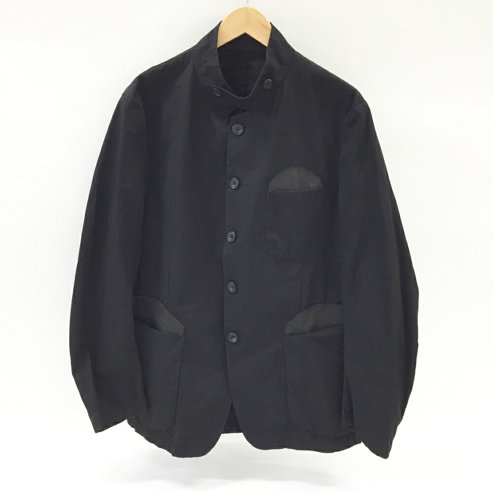 Needles(ニードルス) レザーパッチ スタンドカラージャケット サイズ：M カラー：ブラック 【中古】【125 DM】 【鈴鹿 併売】【125-260222-09OS】
